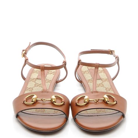 gucci horsebit sandals flat.